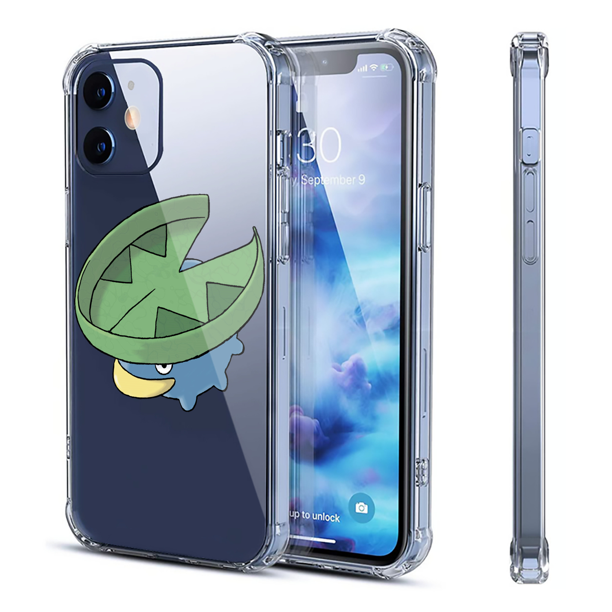 （画像用） ポケットモンスター Pokémon 【iPhone 12シリーズ対応】透明スマホケース（クリアソフトケース）